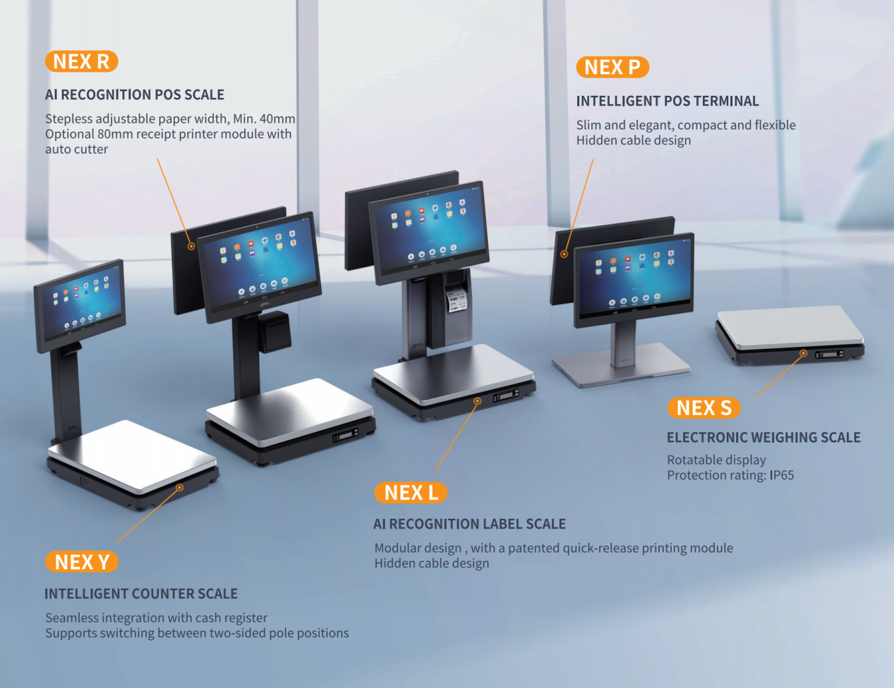HPRT NEX Series weighing scales