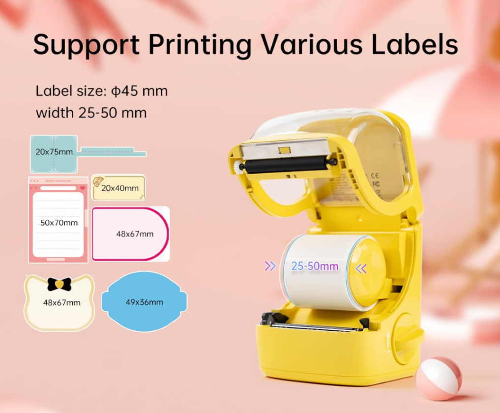 Hanin NEW 1 supprt various label sizes