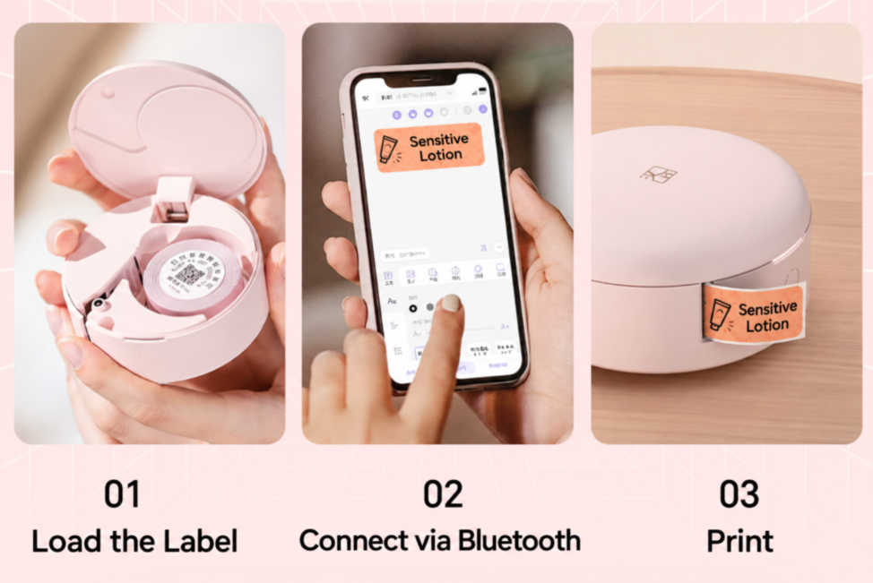 Hanin label maker operation