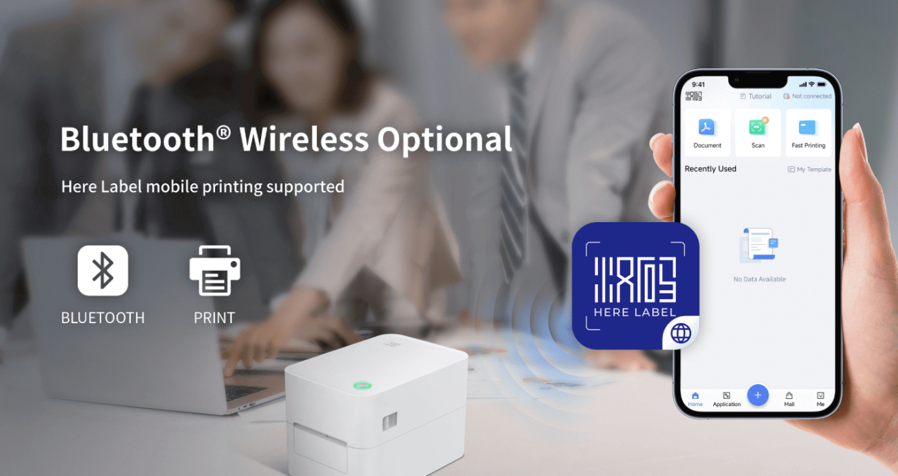 HPRT D25 Series wireless connectivity