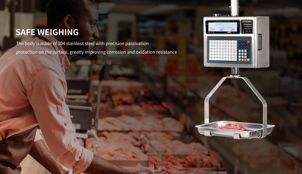 HPRT C-H1 hanging meat scale with Label Printing