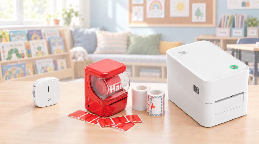 Hanin Qutie, NEW 1 and D25 label printers