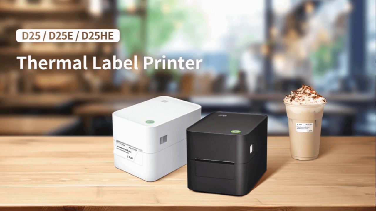 Bubble Tea Label Printers for Drink Shops and Chains: HPRT D25 vs. iDPRT iF2