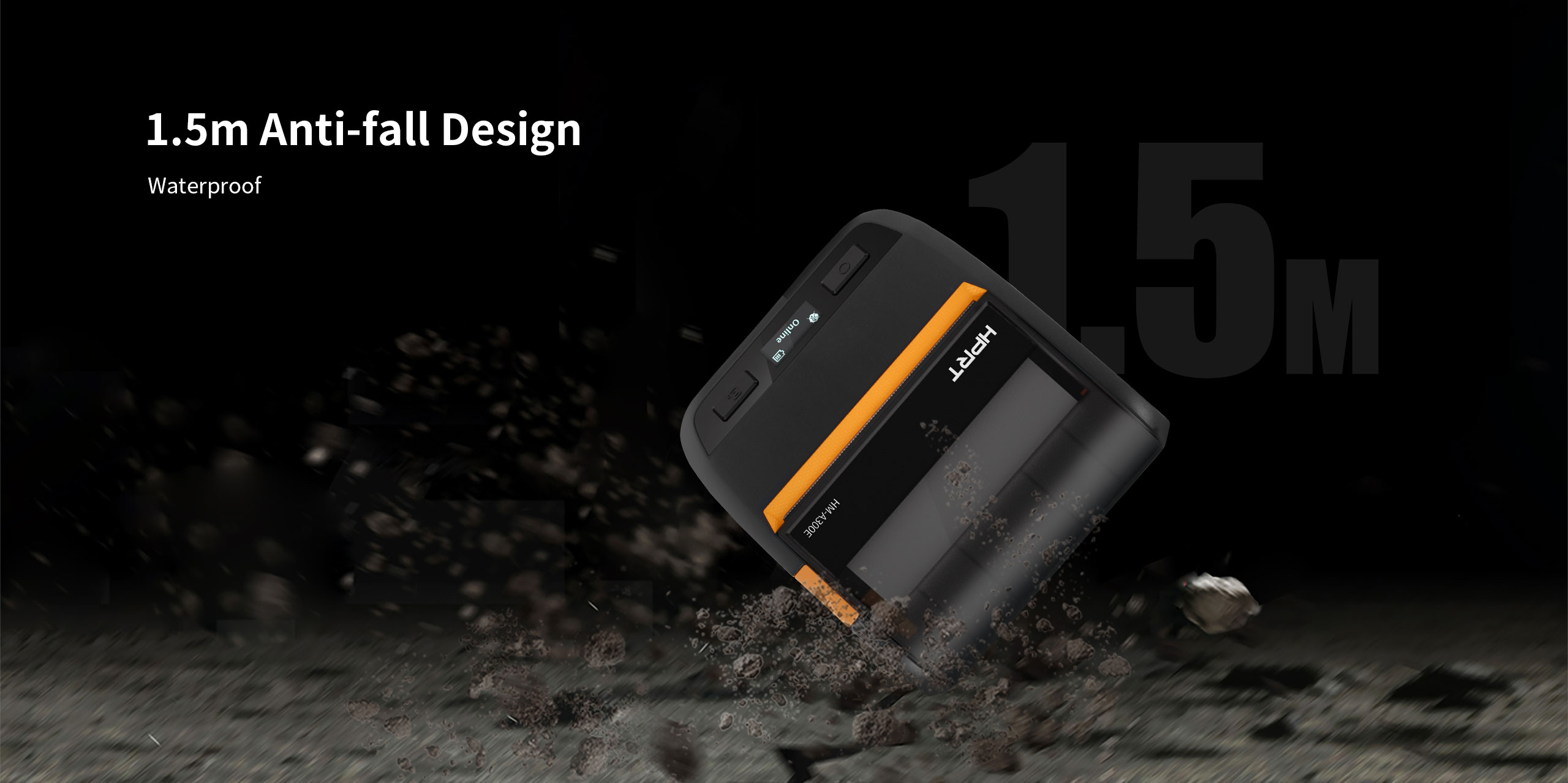 rugged portable receipt printer HM-A300E