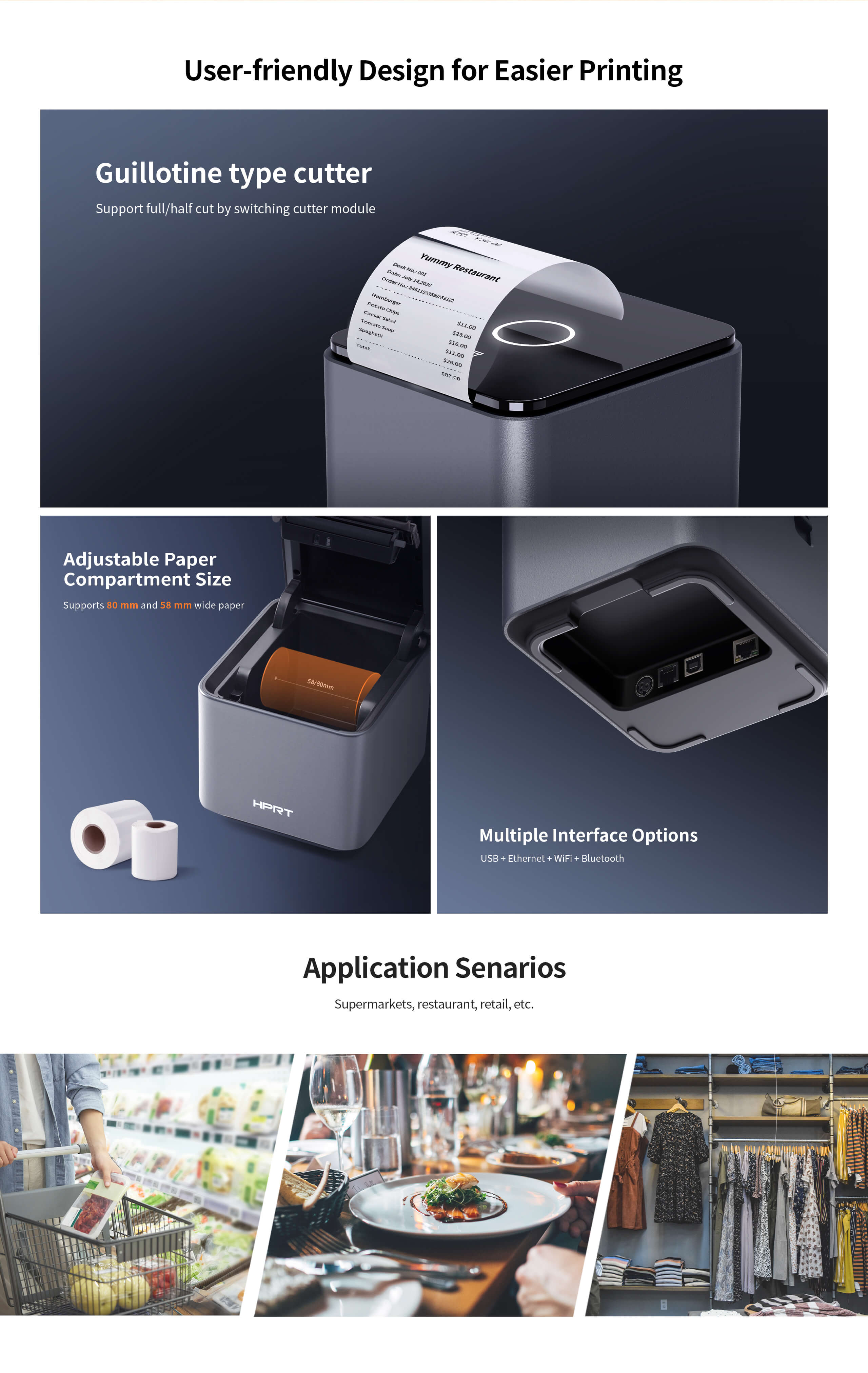 POS Receipt Printer TP80G/TP80GL
