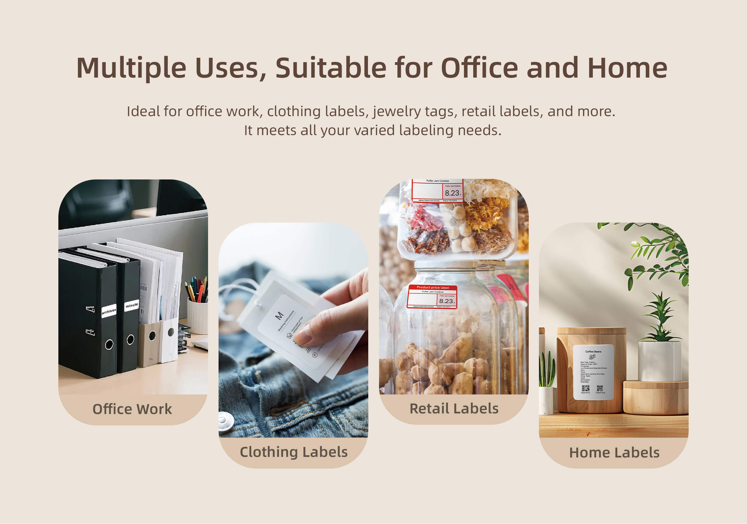 Bluetooth Inkless Sticker Printer for Home and Office Labeli M1