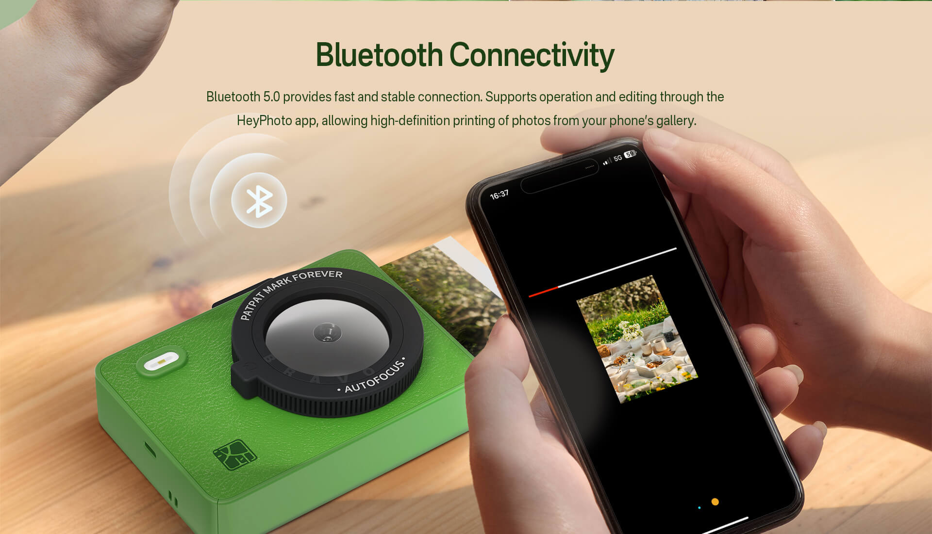 Z5S Bluetooth Instant Print Camera Z5S