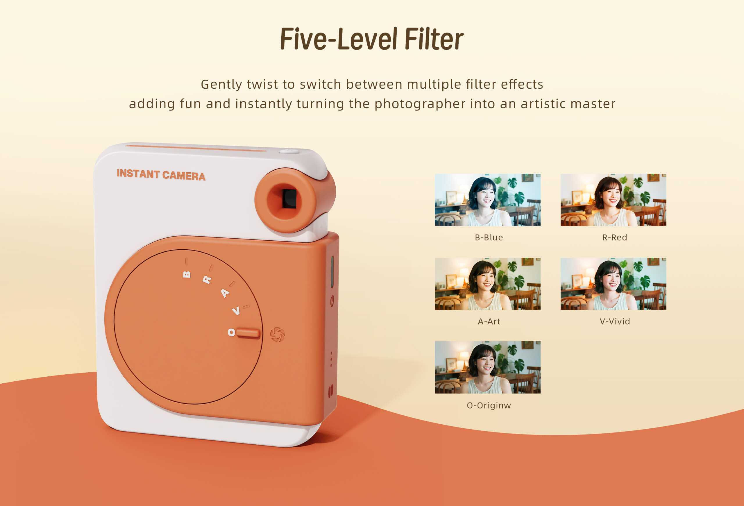 Instant Camera M6_Five Level Filter M6