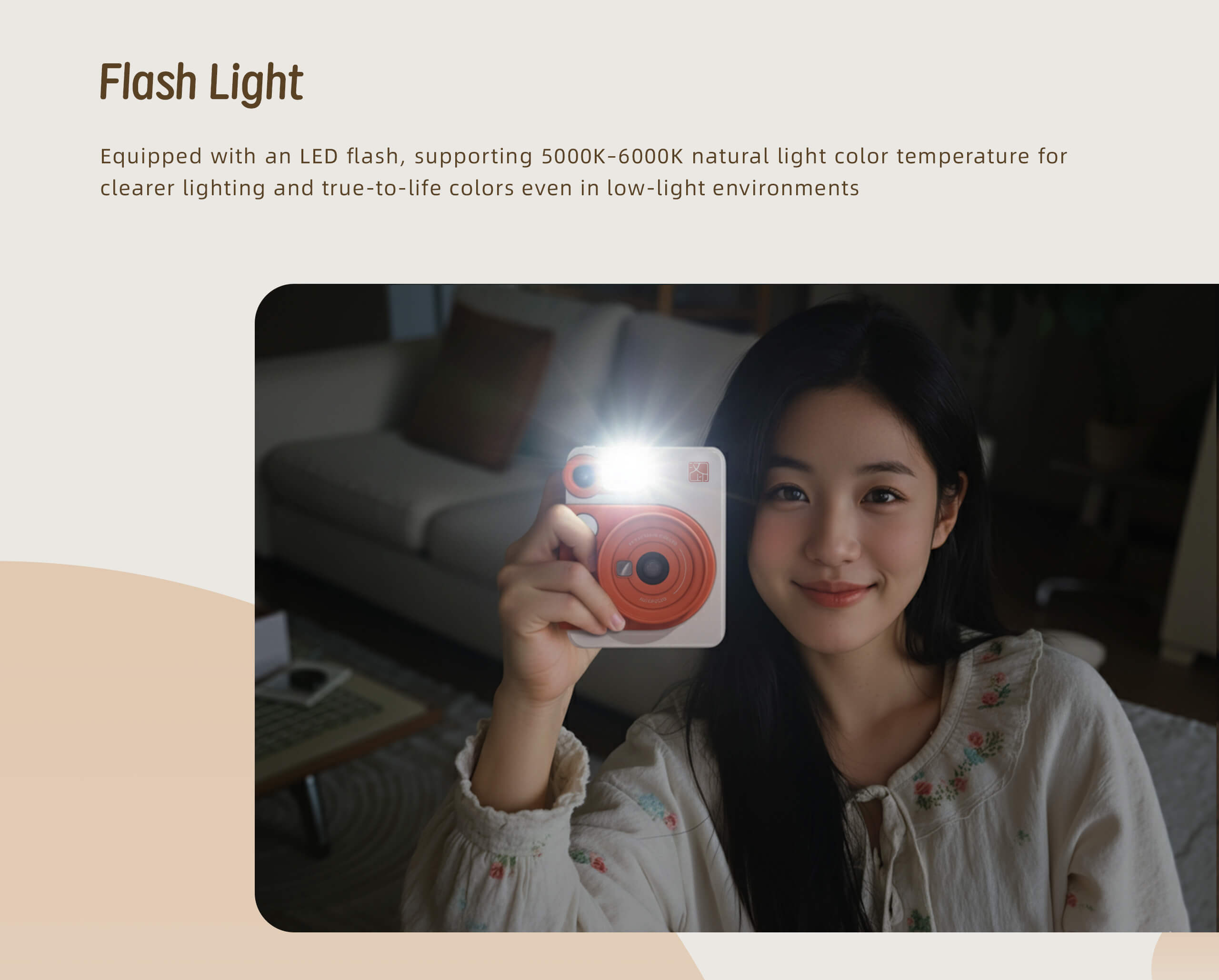Instant Camera M6_Flash light M6