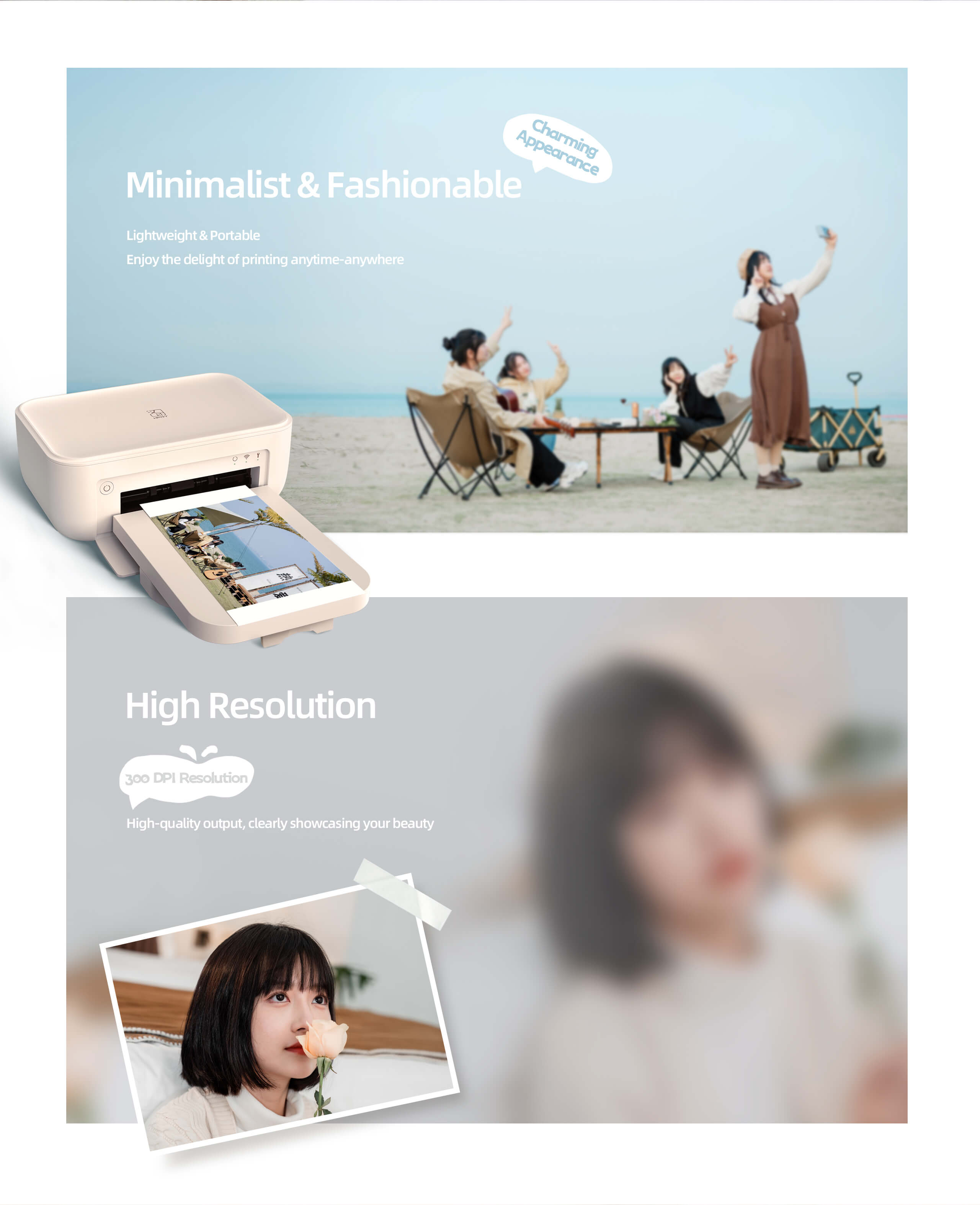 compact photo printer CP4100