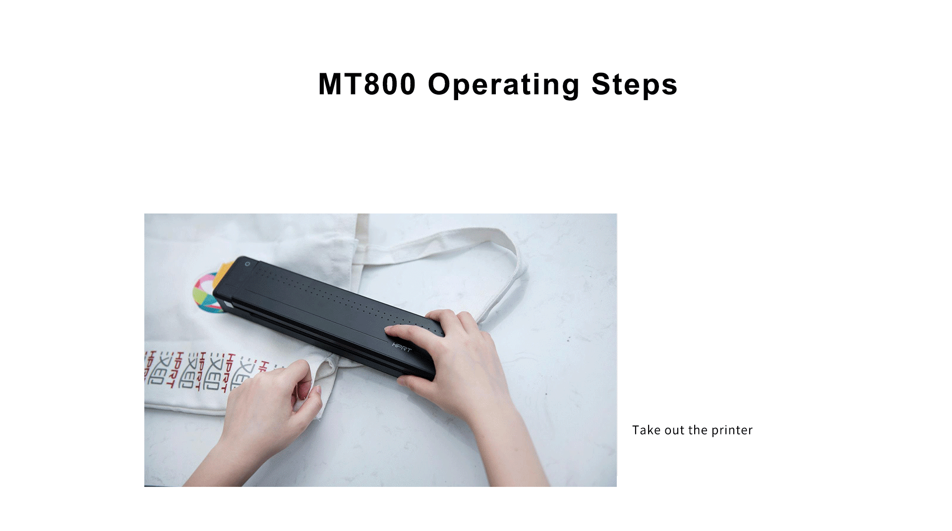 portable A4 printer MT800