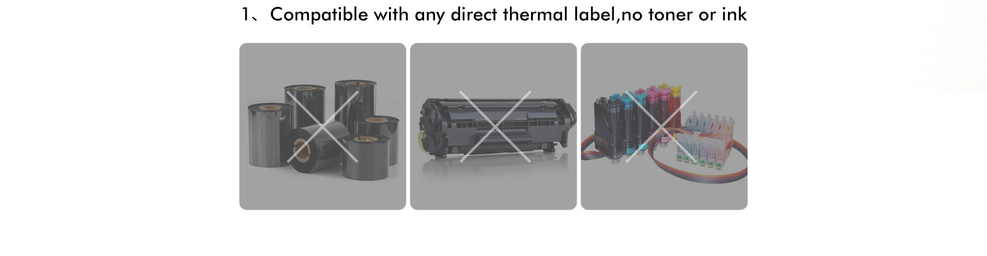 inkeless shipping label printer N41