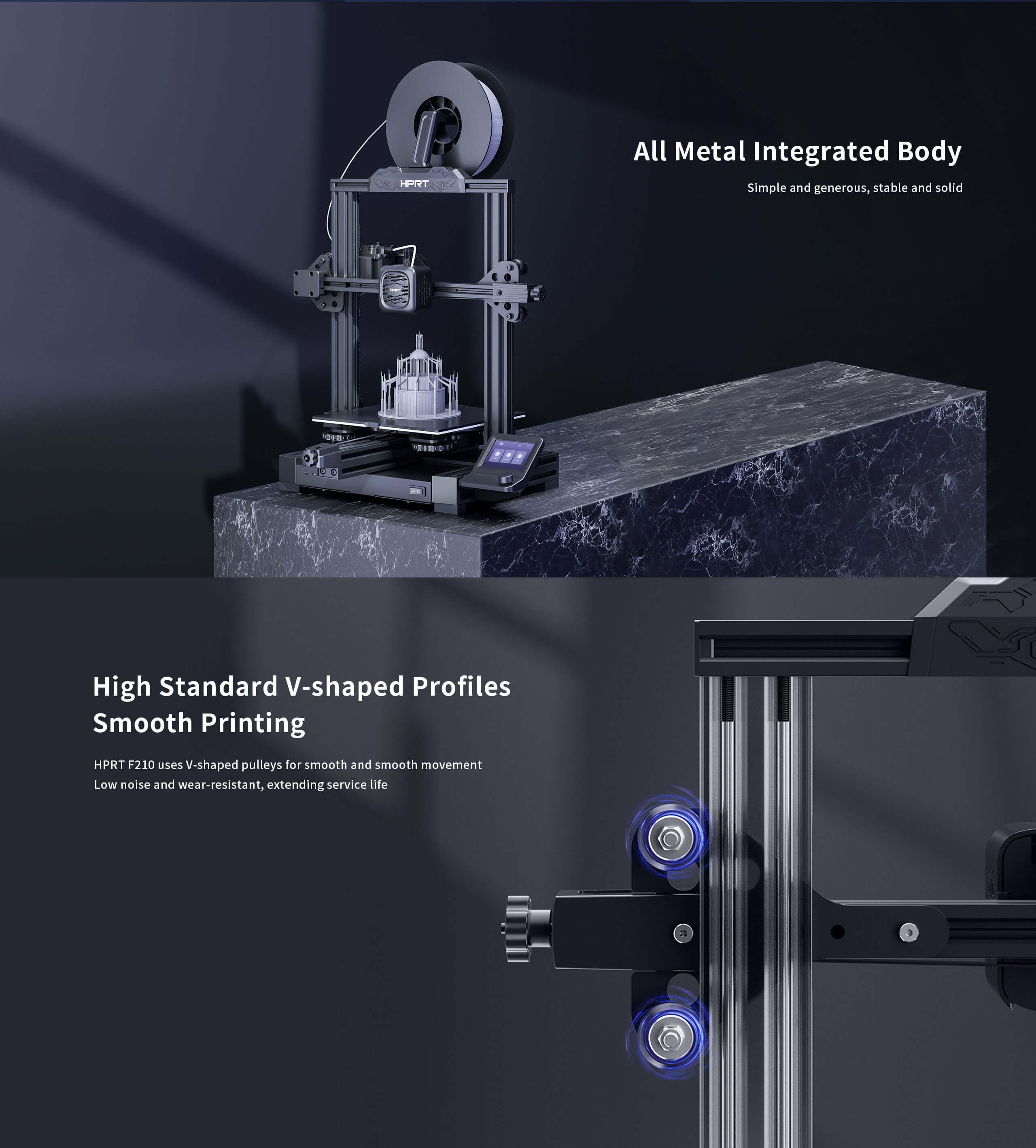 Desktop-High-Precision-3D-Printer F210