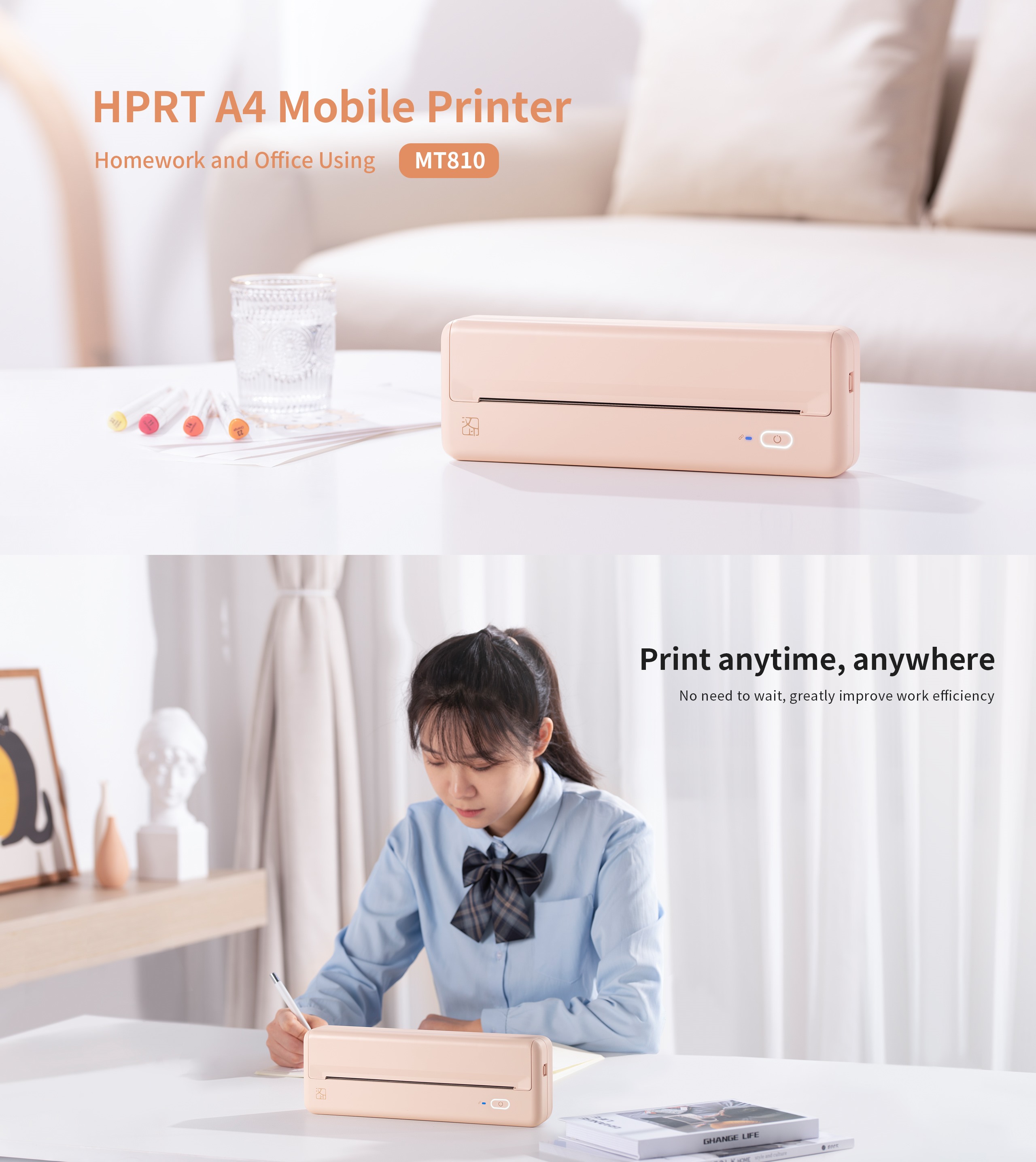 HPRT A4 Mobile Printer MT810