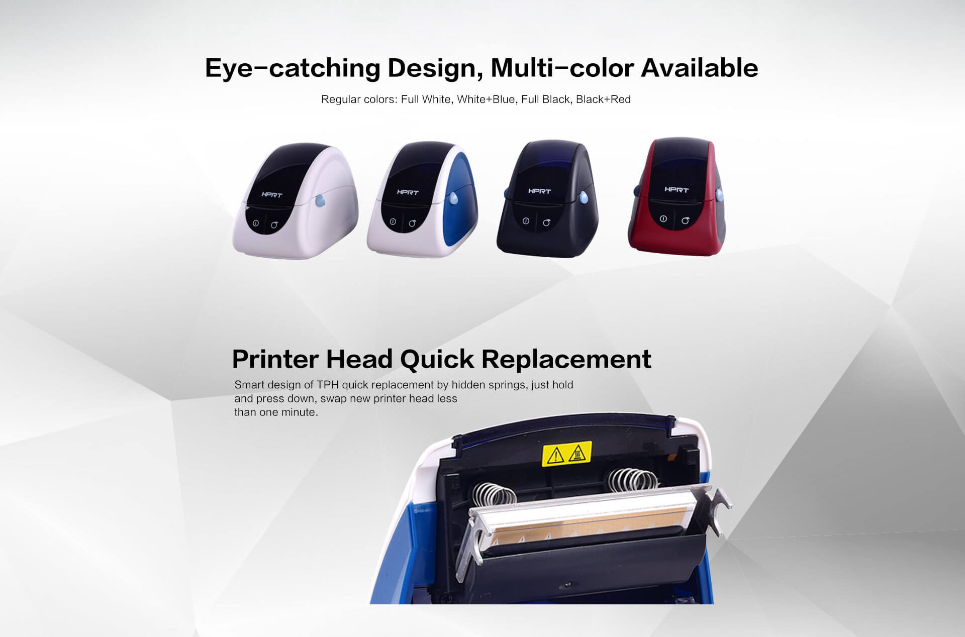 HPRT LPQ58 Fashionable design label printer LPQ58