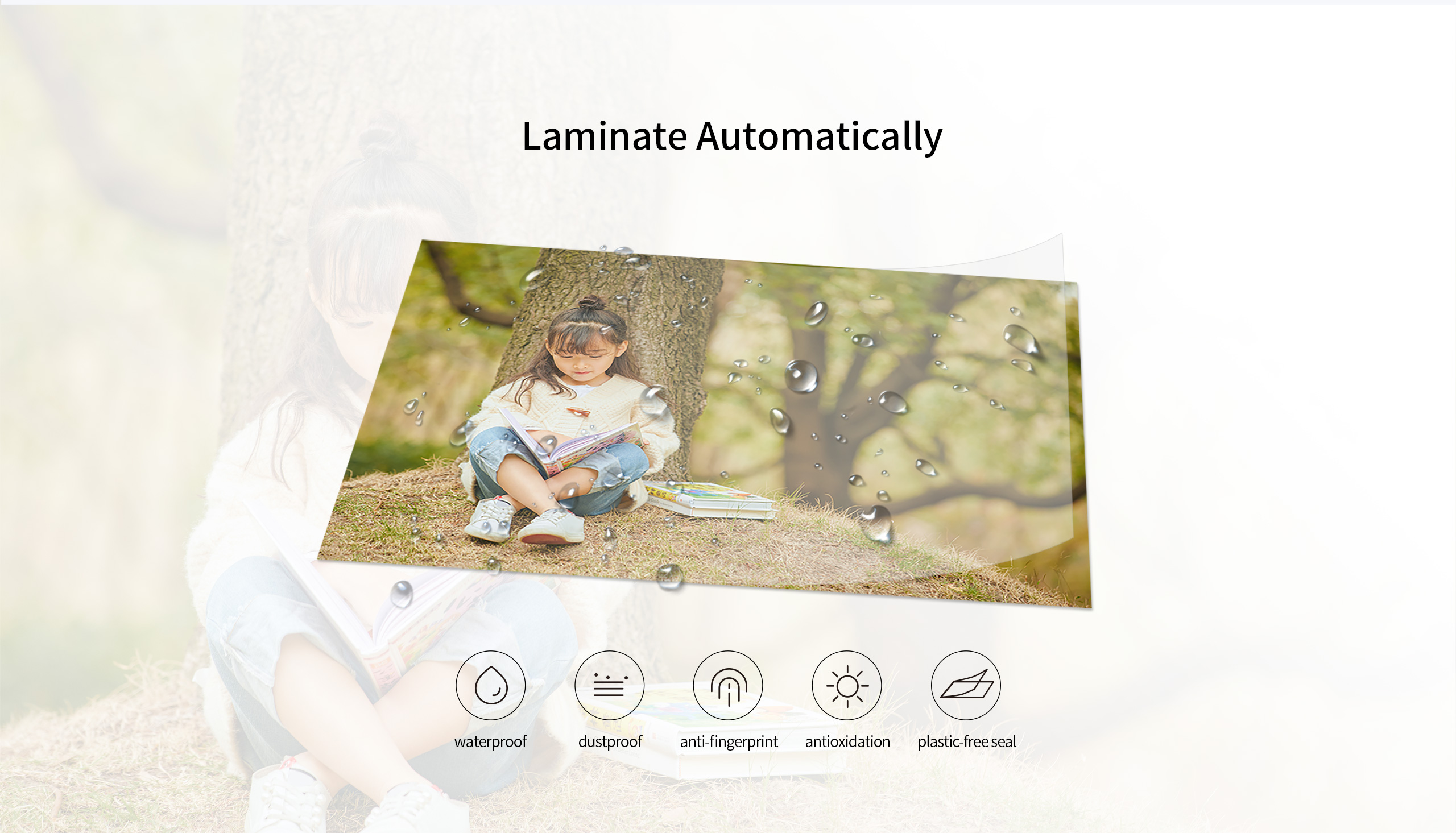 auto laminating compact photo printer CP4000L
