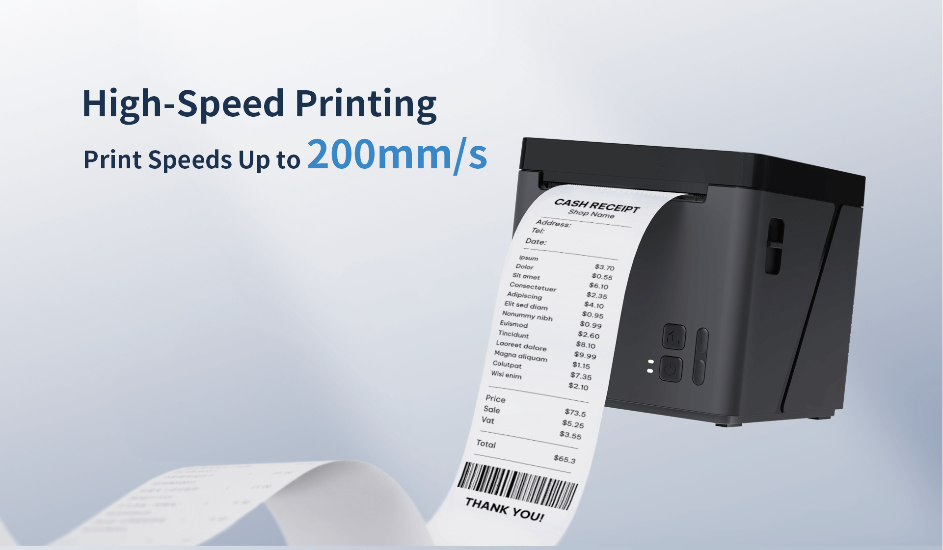 Thermal Cloud Receipt Printer High Speed Printi TP80NY